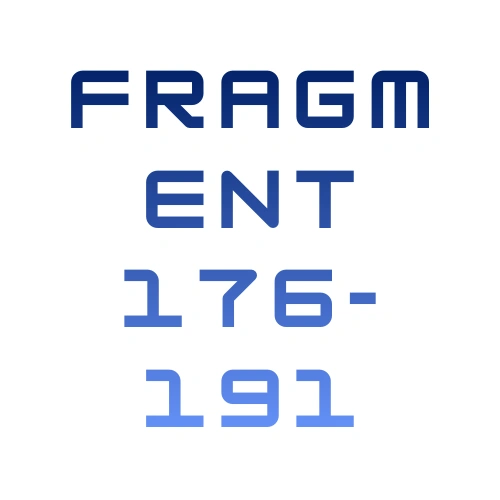 Buy Fragment 176-191 Online Structure and Vials